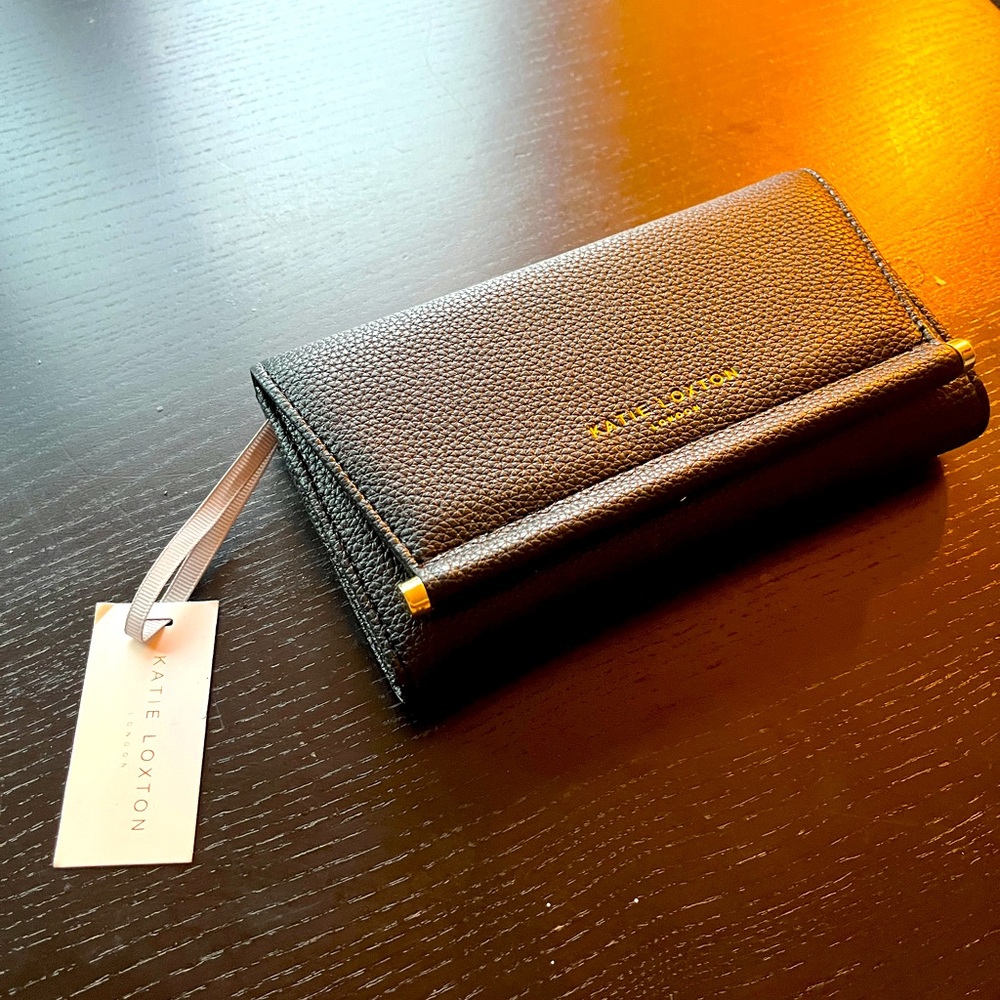 Katie Loxton Black Leather Wallet
